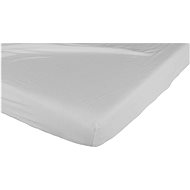 Candide Sheet 60 × 120 cm light grey - Cot sheet
