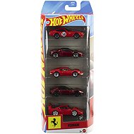 Hot Wheels 5 ks angličáků Ferrari - Hot Wheels