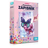 Vyrob si zápisník Motýli - Diamond Painting