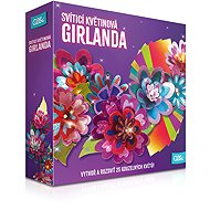 Svíticí květinová girlanda - Craft for Kids