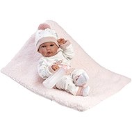 Llorens 63510 New Born holčička - realistické miminko s celovinylovým tělem - 35 cm - Játékbaba