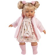 Llorens 33168 Roberta - realistická se zvuky a měkkým látkovým tělem - 33 cm - Doll
