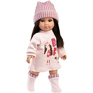 Llorens 53561 Sara – realistische Puppe mit weichem Stoffkörper – 35 cm - Puppe