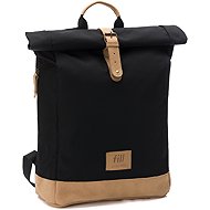 Fillikid Batoh na pleny Berlin black - Nappy Changing Bag