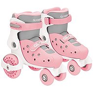 Globber Learning Skates Pastel Pink - Roller Skates