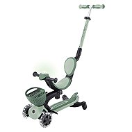 Globber Go Up Baby Lights with Seat 3-in-1 Sage Green - Children's Scooter