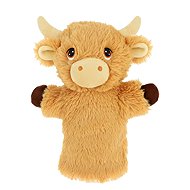 Keel Toys Keeleco Kráva vysokohorská eko plyšová - Hand Puppet