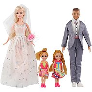 Teddies Bride and Groom with Family - Doll