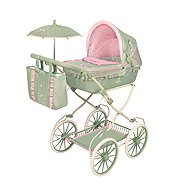 DeCuevas 81068 Skládací kočárek s taškou a doplňky Botanic 2026 – 81 cm - Doll Stroller