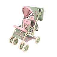 DeCuevas 90368 Zusammenklappbarer Zwillingspuppenwagen mit Tasche Botanic 2026 – 72 cm - Puppenwagen