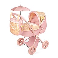 DeCuevas 85070 Zusammenklappbarer Puppenwagen mit Sonnendach und Tasche Honey 2026 – 60 cm - Puppenwagen