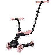 QPLAY Koloběžka / Odrážedlo Sema Evo Coral Pink, věk 1 - 6 let - Children's Scooter