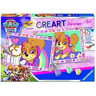 Ravensburger 120231677 CreArt Paw Patrol: Skye - Painting by Numbers