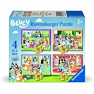Ravensburger 120043720 Bluey 4 v 1 - Jigsaw Puzzle