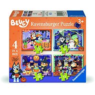 Ravensburger 120043744 Bluey slaví Halloween 4 v 1 - Jigsaw Puzzle