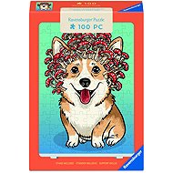 Ravensburger 120020431 Puzzle se stojánkem: Corgi - Jigsaw Puzzle