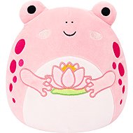 Squishmallows Růžová žába s leknínem Lonina - Plüss