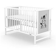 New Baby Bea Zebra bílo-šedá - Cot