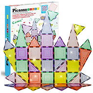 Picasso Magnetické bloky glitrované - Building Set