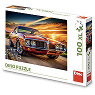 Dino Firebird 69 v západu slunce XL - Jigsaw Puzzle