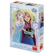 Dino Frozen: jarní portrét diamond - Jigsaw Puzzle