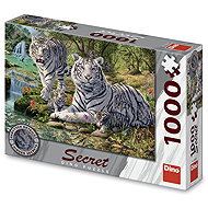 Dino Bílí tygři secret collection - Jigsaw Puzzle
