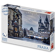 Dino Zimní orloj  travel - Jigsaw Puzzle