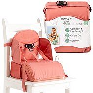 BabyToLove Travel Up Ultra Lightweight Fabric Travel High Chair with Backrest Fastening – Pink - Children's Seat