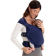 Boba Bliss V2 Hybridní ergonomický nosič a šátek 2v1 pro novorozence (3,2–16 kg) tmavě modrý - Baby Carrier