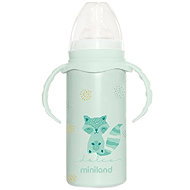 Miniland Dolce Stainless Steel Bottle with Teat 240ml Mint - Children's Thermos