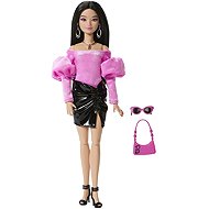 Barbie Deluxe Style Modelka v topu s odhalenými rameny a sukni - Doll