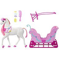 Barbie Nutcracker Sleigh with Horse - Game Set