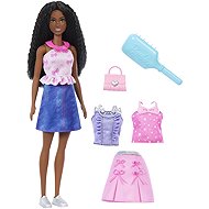 Barbie Style Panenka pro snadné oblékání černovláska - Doll