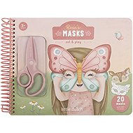 Little Dutch Cut-Out Masks Book Rosa - Paper Crafts