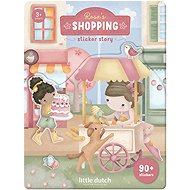 Little Dutch Sticker Book Shopping Rosa - Kids Stickers