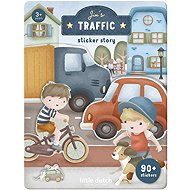 Little Dutch Knížka se samolepkami Doprava Jim - Kids Stickers