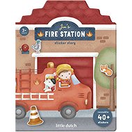 Little Dutch Sticker Book Fire Station Jim - Kids Stickers