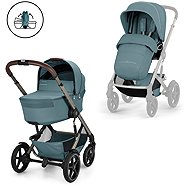 Cybex Talos S Lux TPE se skládací korbičkou Stormy Blue/light blue - Baby Buggy