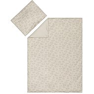 Fillikid 2-Piece Jersey Set Dog Beige 100 × 135 cm - Bed Linen