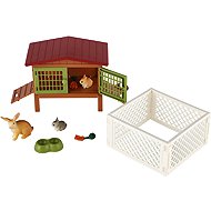 Teddies Rabbit Hutch with Run - Game Set