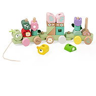 Teddies Train and 2 Jungle Carriages - Train