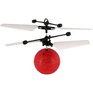 Teddies Flying Helicopter Ball Red - RC Helicopter