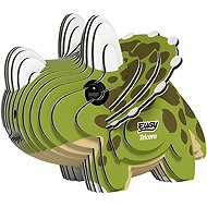 Eugy Triceratops 3D Cardboard Model Kit - 3D Puzzle