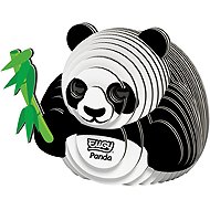 Eugy Panda 3D Cardboard Model - 3D Puzzle