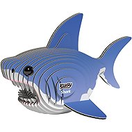Eugy Shark 3D Cardboard Puzzle - 3D Puzzle