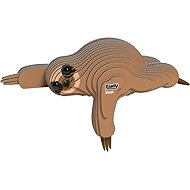 Eugy Sloth 3D Cardboard Model Kit - 3D Puzzle