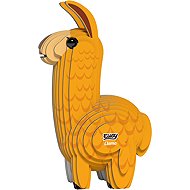 Eugy Llama 3D Cardboard Puzzle - 3D Puzzle