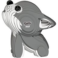 Eugy Wolf 3D Cardboard Model Kit - 3D Puzzle