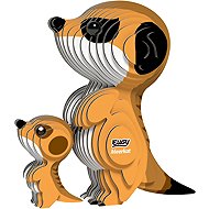 Eugy Meerkat 3D Cardboard Puzzle - 3D Puzzle