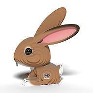 Eugy Rabbit 3D Cardboard Model Kit - 3D Puzzle